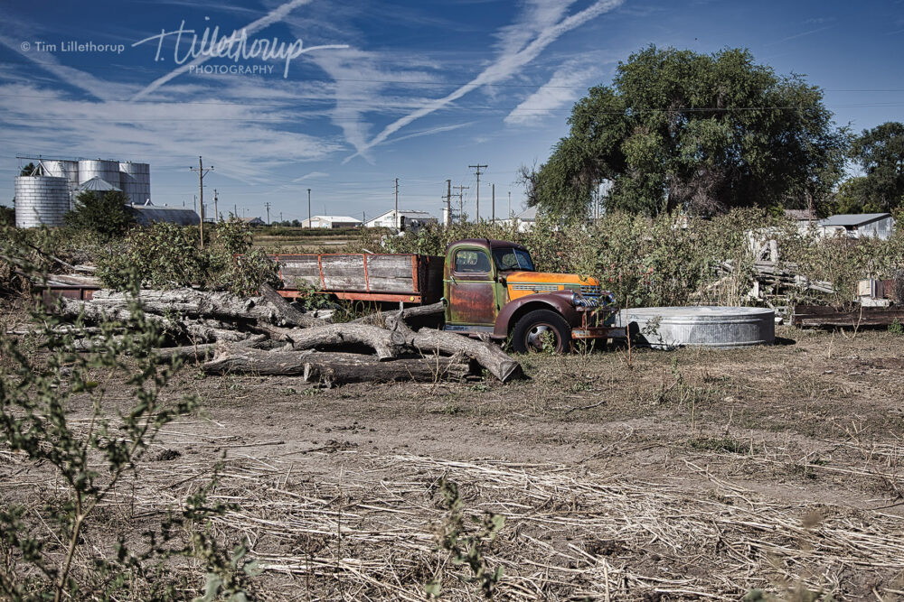 Fine art photography prints | 1940's Chevy Truck and Logs