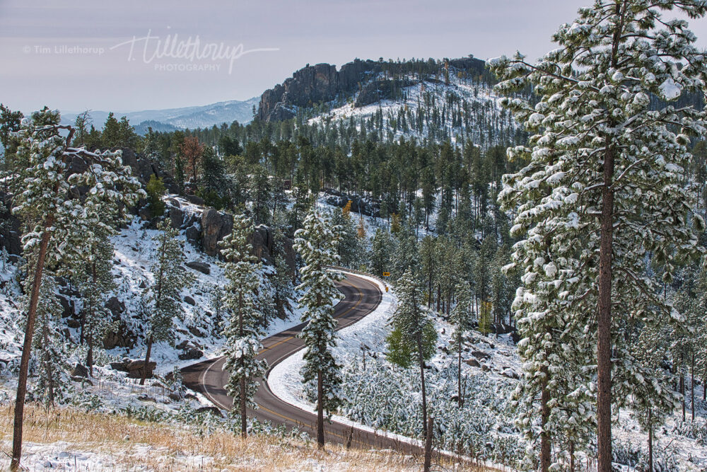 Fine art photography prints | Black Hills Winter Road
