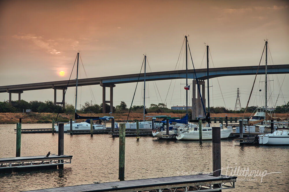 Fine art photography prints | Freeport Texas Marina Sunrise