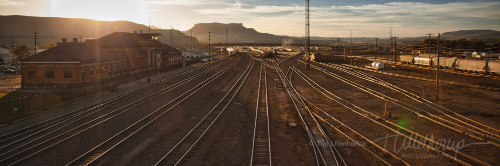 Fine art photography prints | Rail Depot Sunrise Panoramic
