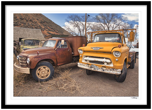 Fine art photography prints | High Desert Haulers Framed Print