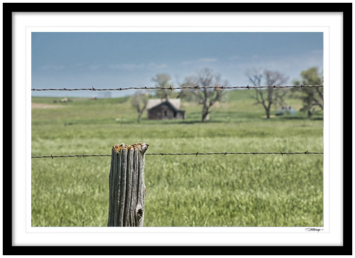 Fine art photography prints | Lonely Prairie Homestead Framed Print