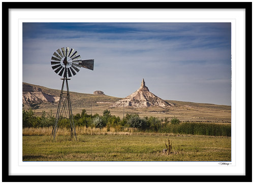 Fine art photography prints | Windmill Chimney Rock Framed Print