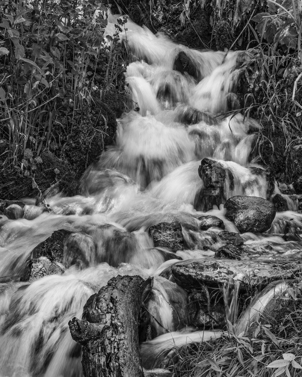 Fine art photography prints | Brush Creek Waterfall Silver
