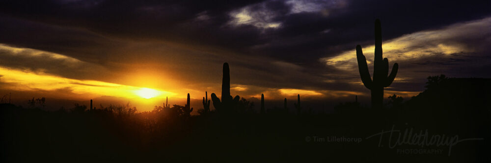 Fine art photography prints | Apache Junction Sunset Panoramic